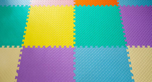 Rubber playground mats