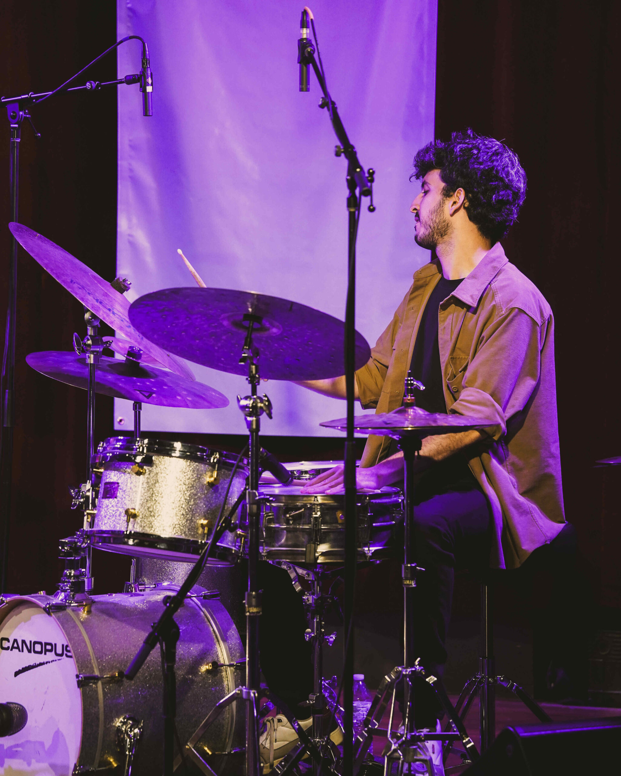 At the Oud Festival, a Drummer Quietly Holding the Center
