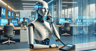 AI Receptionist Handling Calls Answering Service