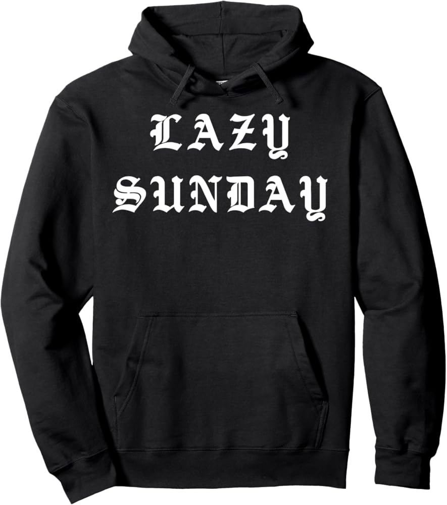Sunday Hoodies: Effortless Style for Lazy Days