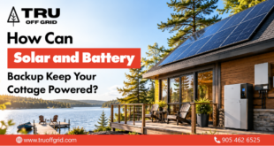 How Can Solar and Battery Backup Keep Your Cottage Powered?