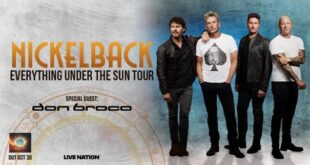 NICKELBACK ANNOUNCE THE EVERYTHING UNDER THE SUN TOUR