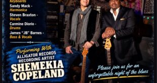 JB Blues Band All-Stars with Anthony Krizan in Concert with Shemekia Copeland at Lizzie Rose Music Room